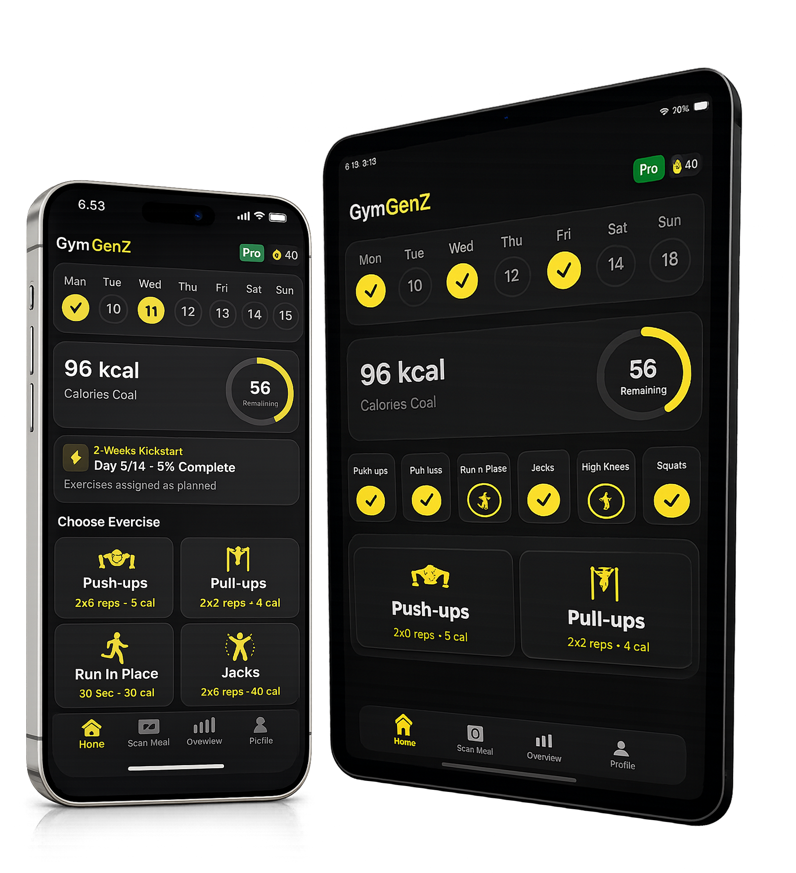 Fitness App Interface