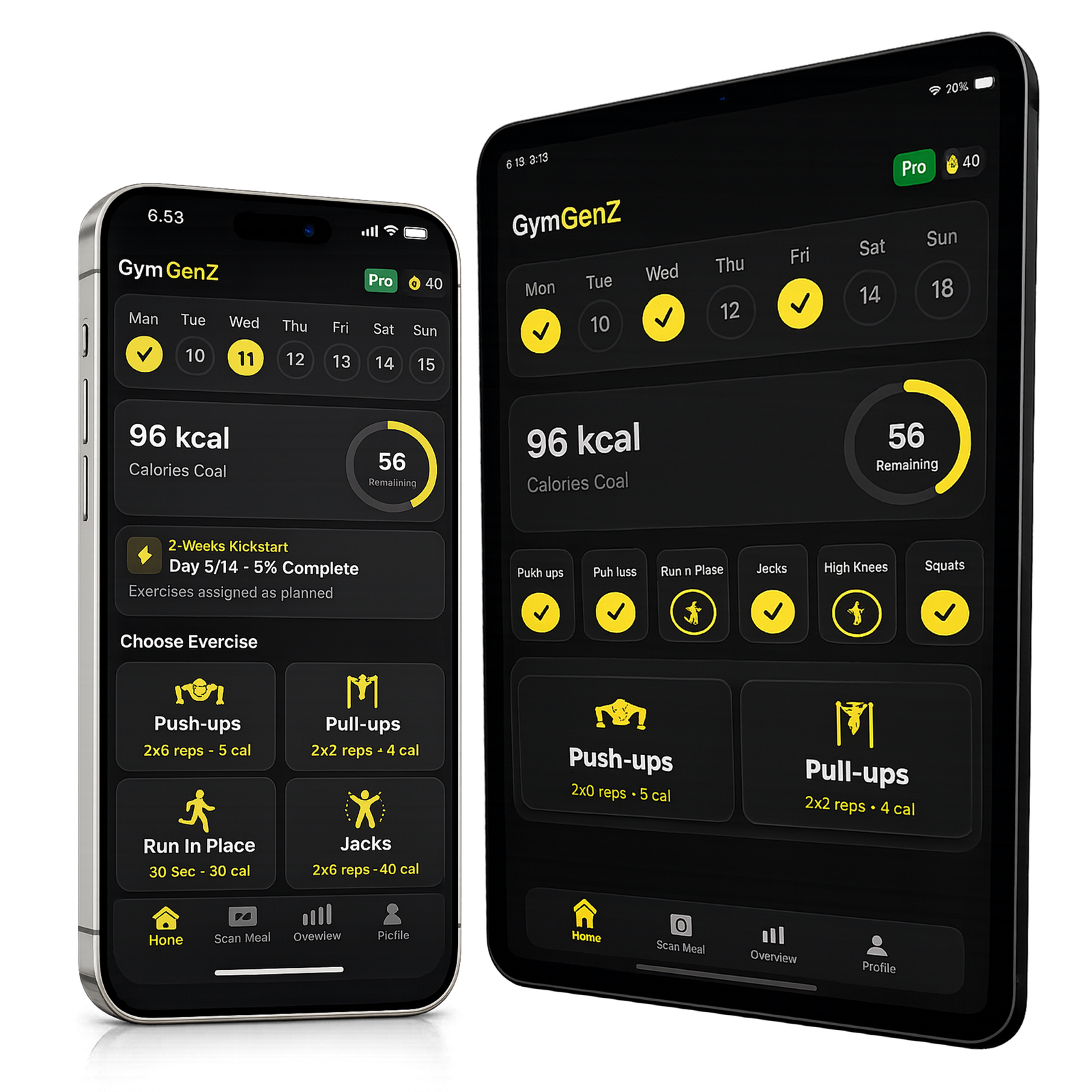 Fitness App Interface